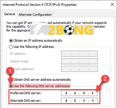 Cách đổi DNS trên máy tính windows 10 Cách đổi DNS trên máy tính windows 10